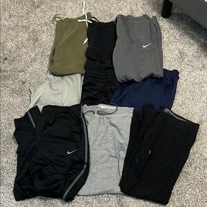 Lot of 9 Men’s Sweatpants